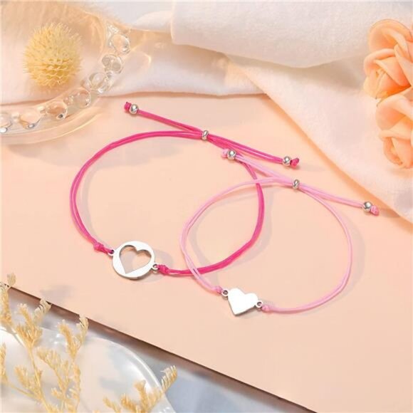 High Quality‎ Back to School Gifts Mother Daughter Matching Bracelet Set of 2 - Picture 2 of 7